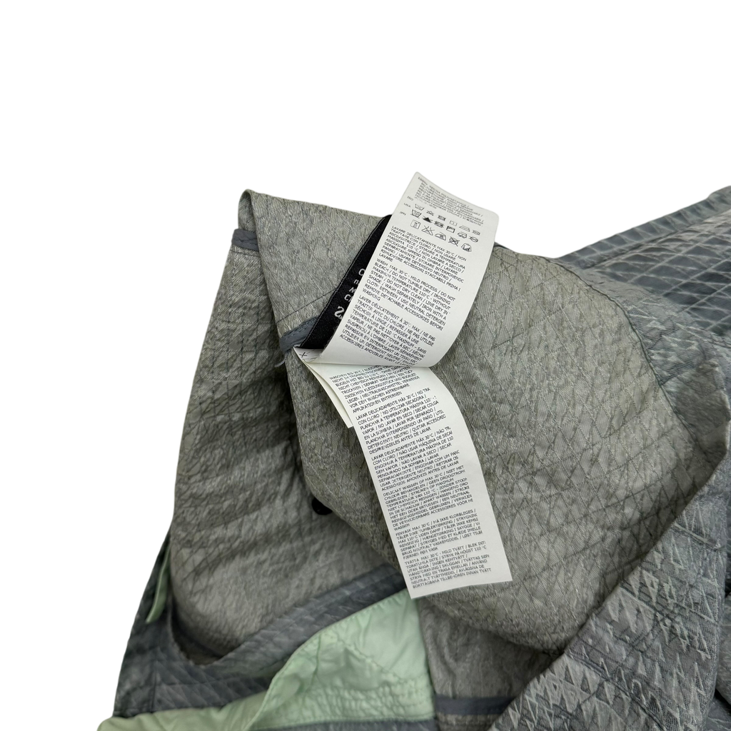 Stone Island Shadow Project SS 2016 Jacquard Nylon Jacket Grey / Green (Size L)