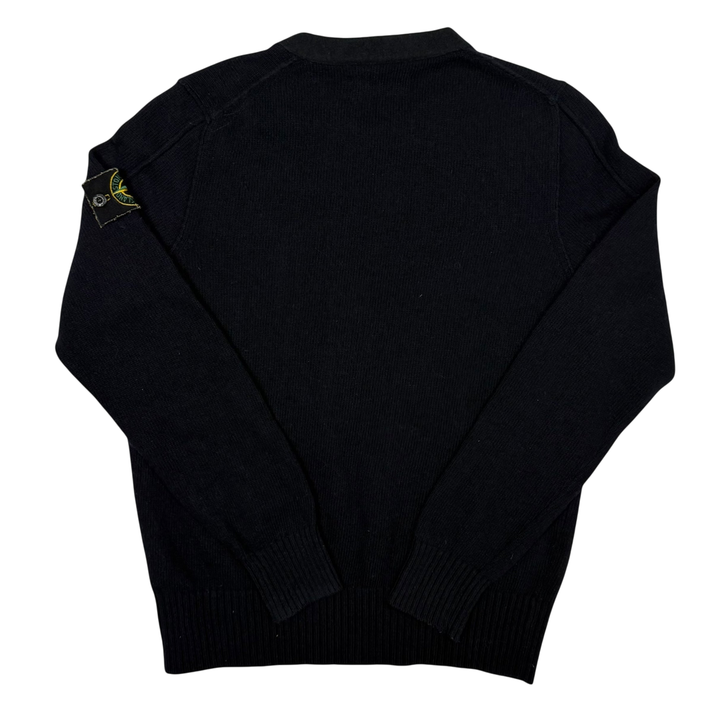 Stone Island AW10 Wool Blend Knit Sweatshirt Dark Navy (Size M)