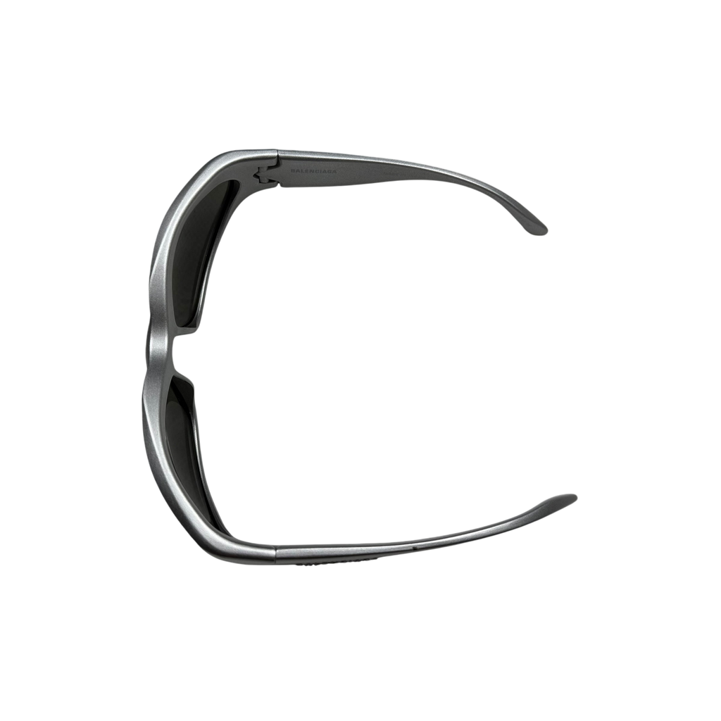 Balenciaga Swift Oval Sunglasses Silver