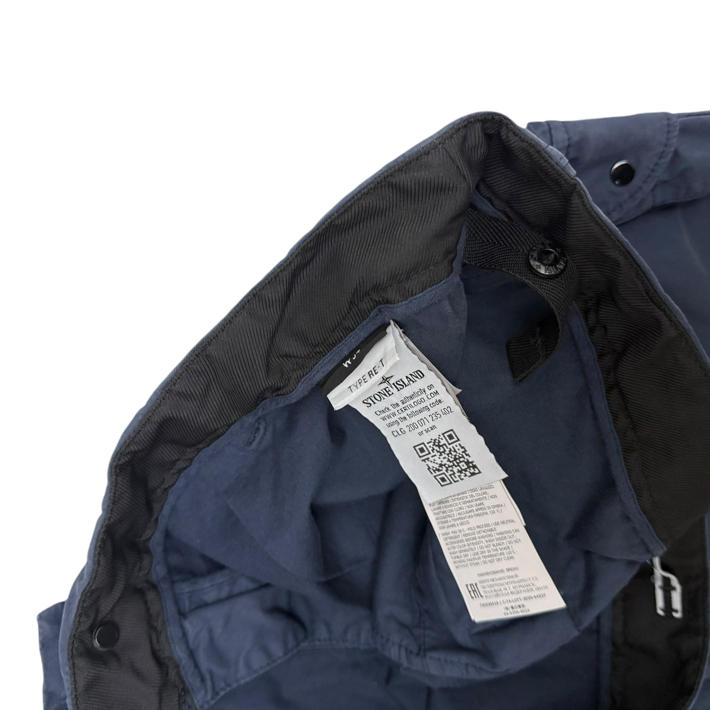 Stone Island Type RE-T Cargo Pants Navy (Size 34”)