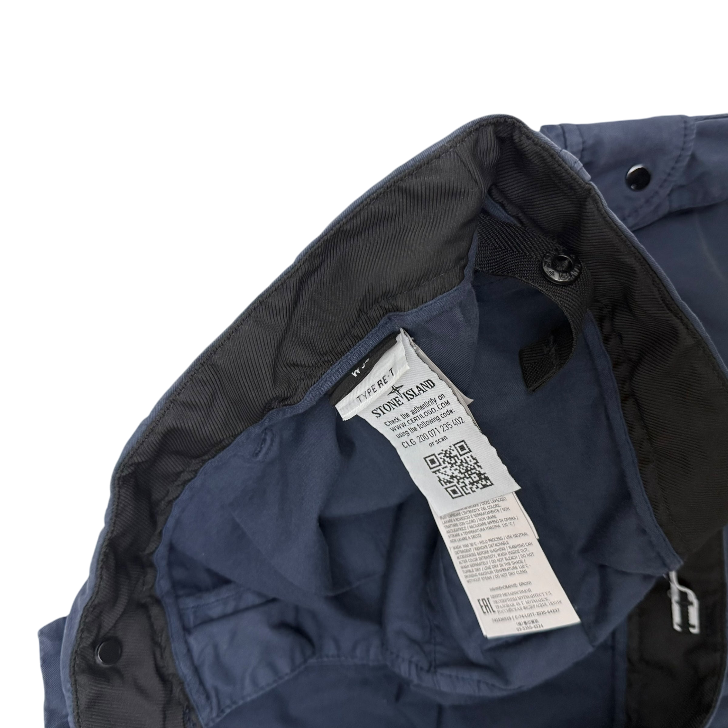 Stone Island Type RE-T Cargo Pants Navy (Size 34”)