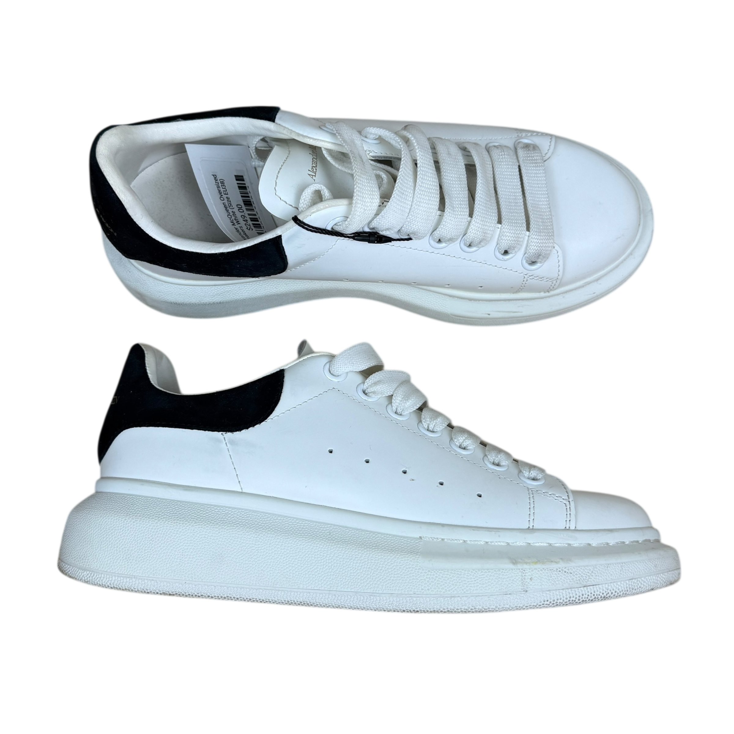 Alexander McQueen Oversized Sneakers White (Size EU38)