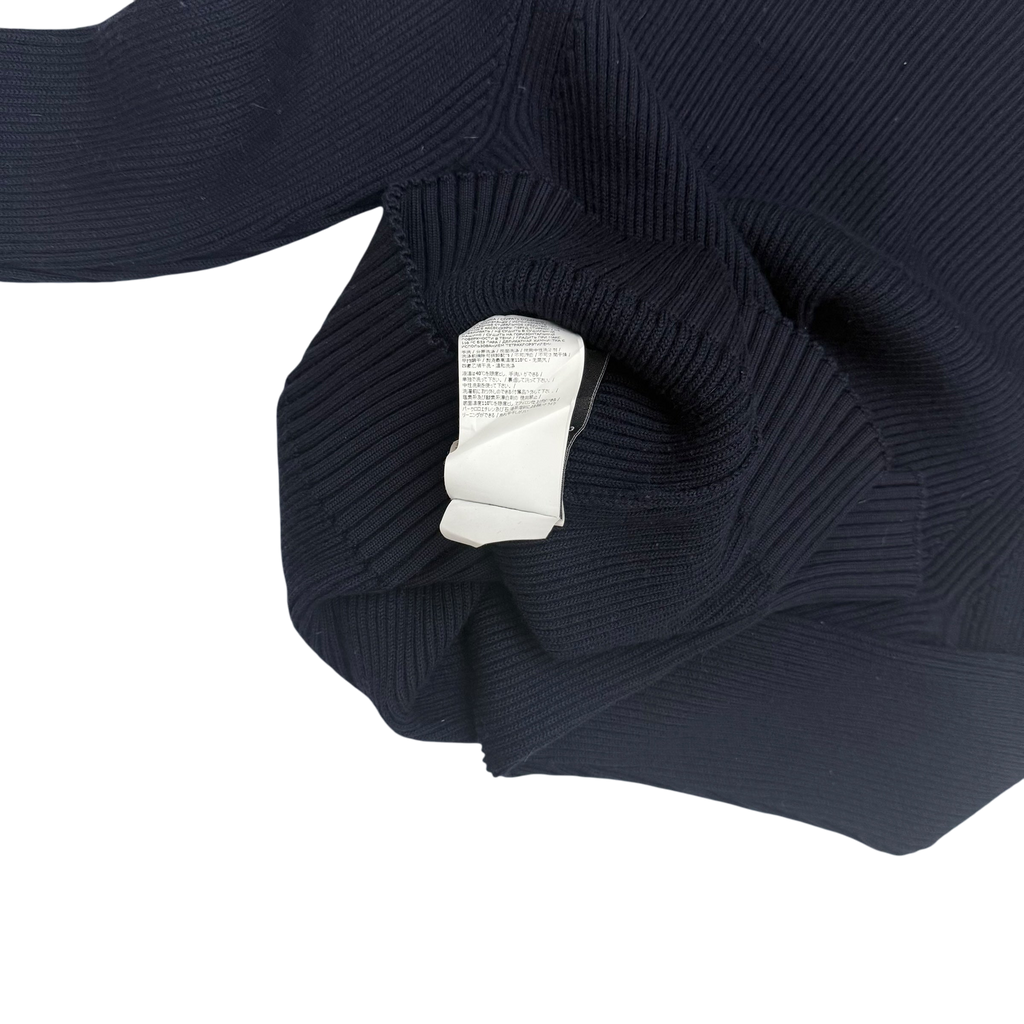 Stone Island Pure Wool Turtleneck Sweatshirt Navy (Size L)