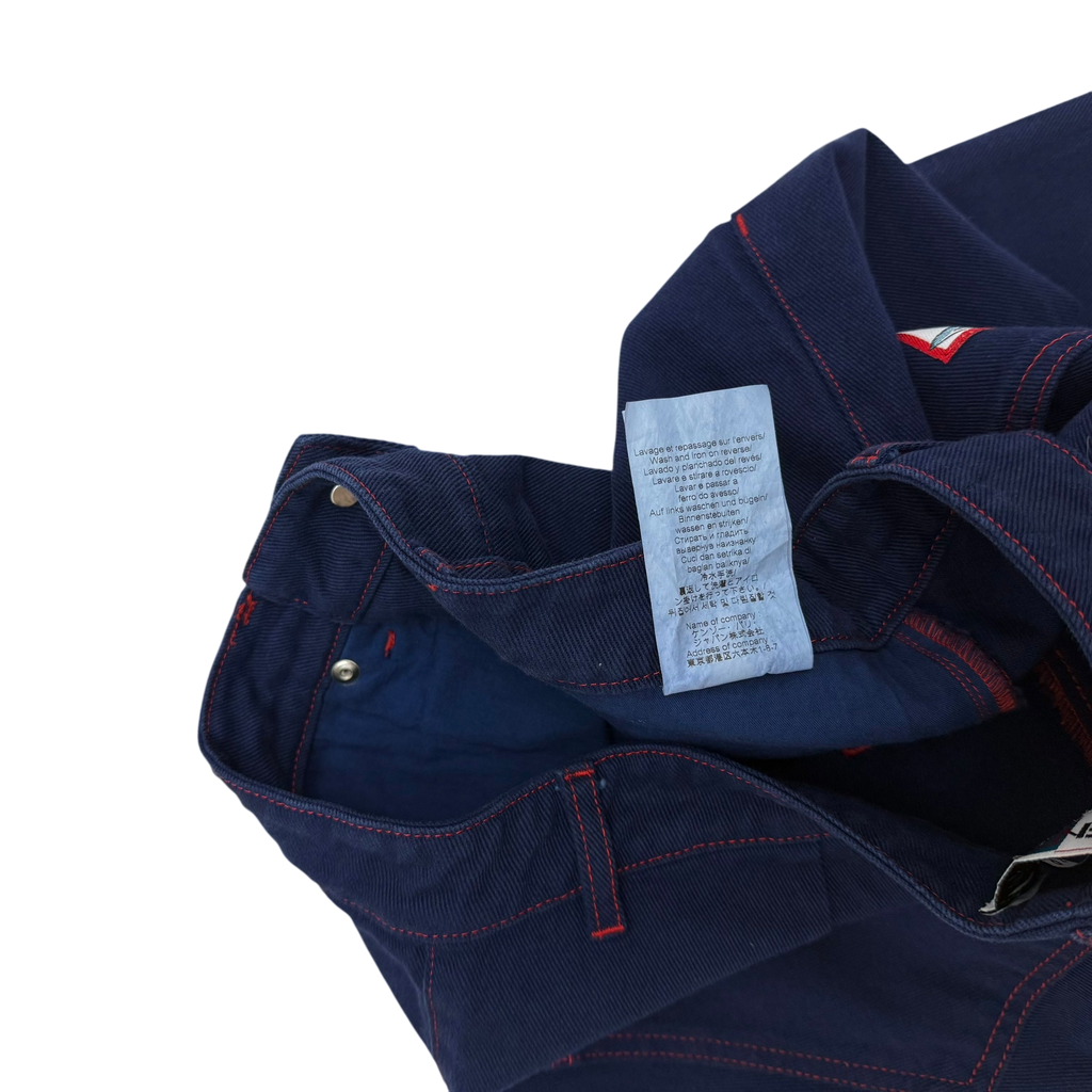 Kenzo Paris Memento Collection Twisted Dart Indigo Jeans (Size 31”)