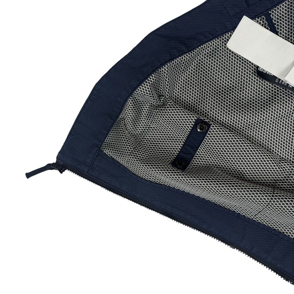 Stone Island SS 2014 Indigo 3D Cotton Tela Jacket Navy (Size XXL)