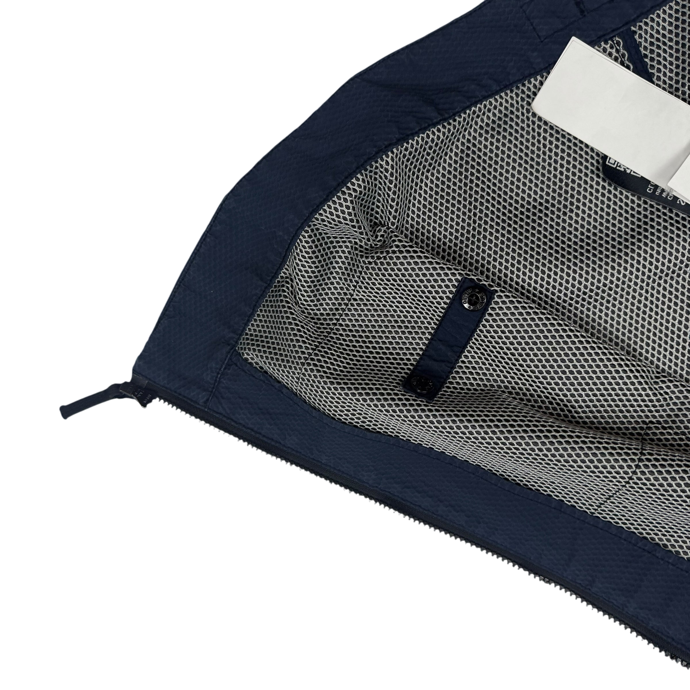 Stone Island SS 2014 Indigo 3D Cotton Tela Jacket Navy (Size XXL)