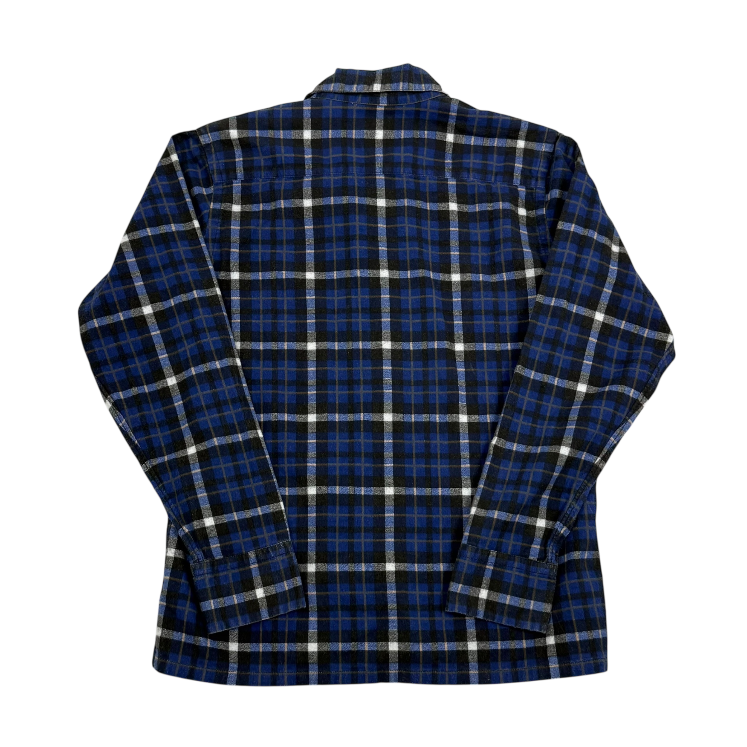 South2 West8 Flannel 6-Pocket Shirt Blue (Size S)