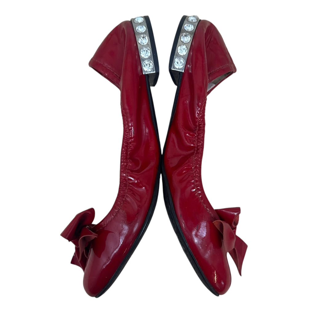 Miu Miu Red Patent flats