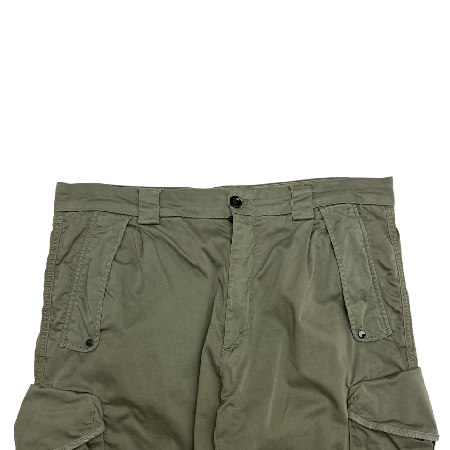 C.P. Company Loose Fit Cargo Trousers Olive Green (Size XL)