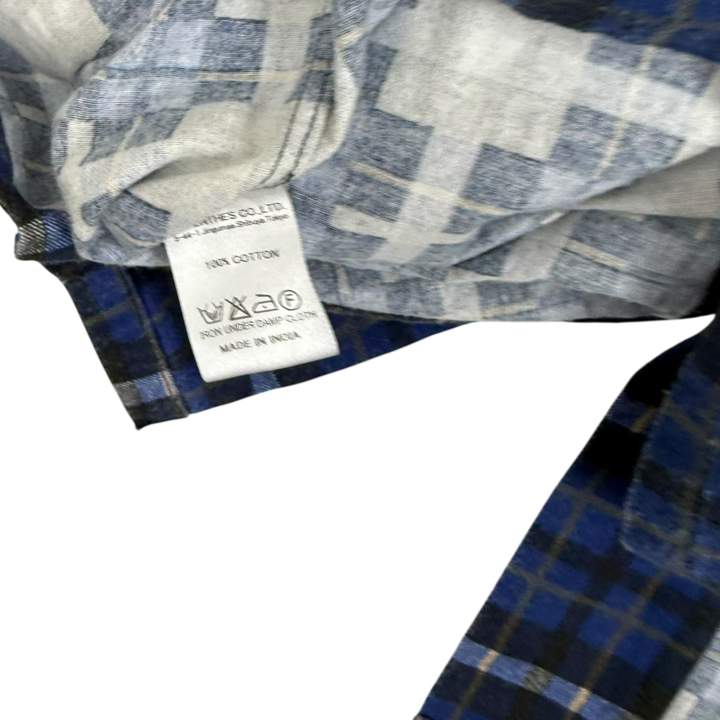 South2 West8 Flannel 6-Pocket Shirt Blue (Size S)