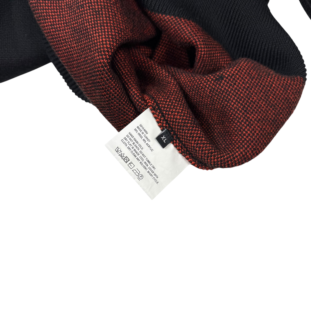 Gosha Rubchinskiy AW18 Enemy ВРАГ Turtleneck Sweatshirt Black (Size XL)