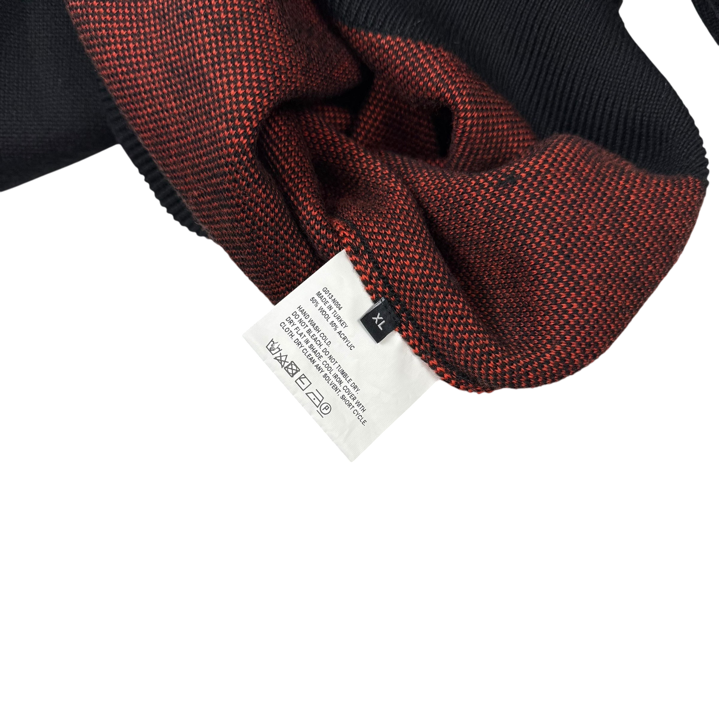 Gosha Rubchinskiy AW18 Enemy ВРАГ Turtleneck Sweatshirt Black (Size XL)