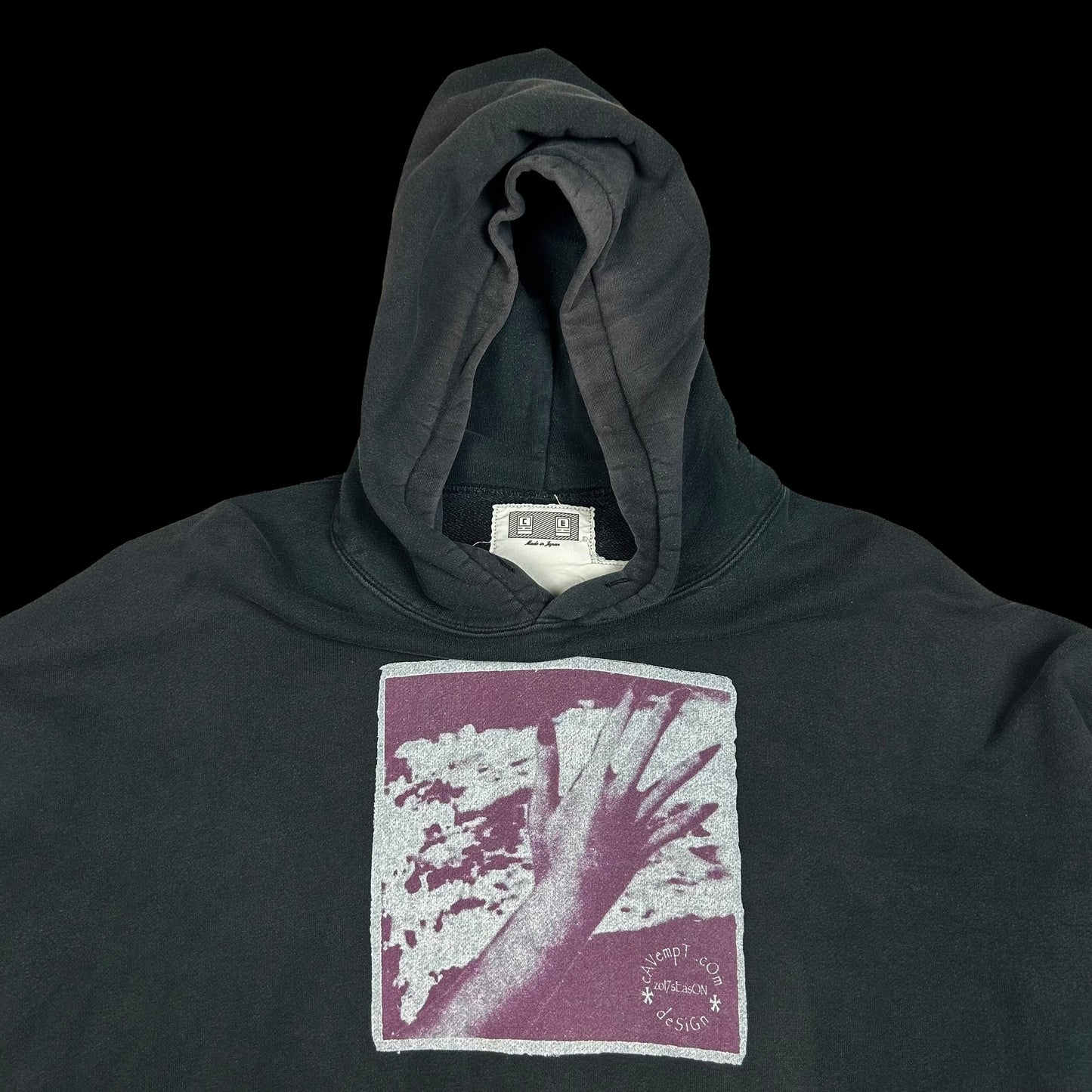 Cav Empt Signal Process Hoodie Black (Fits M/L)