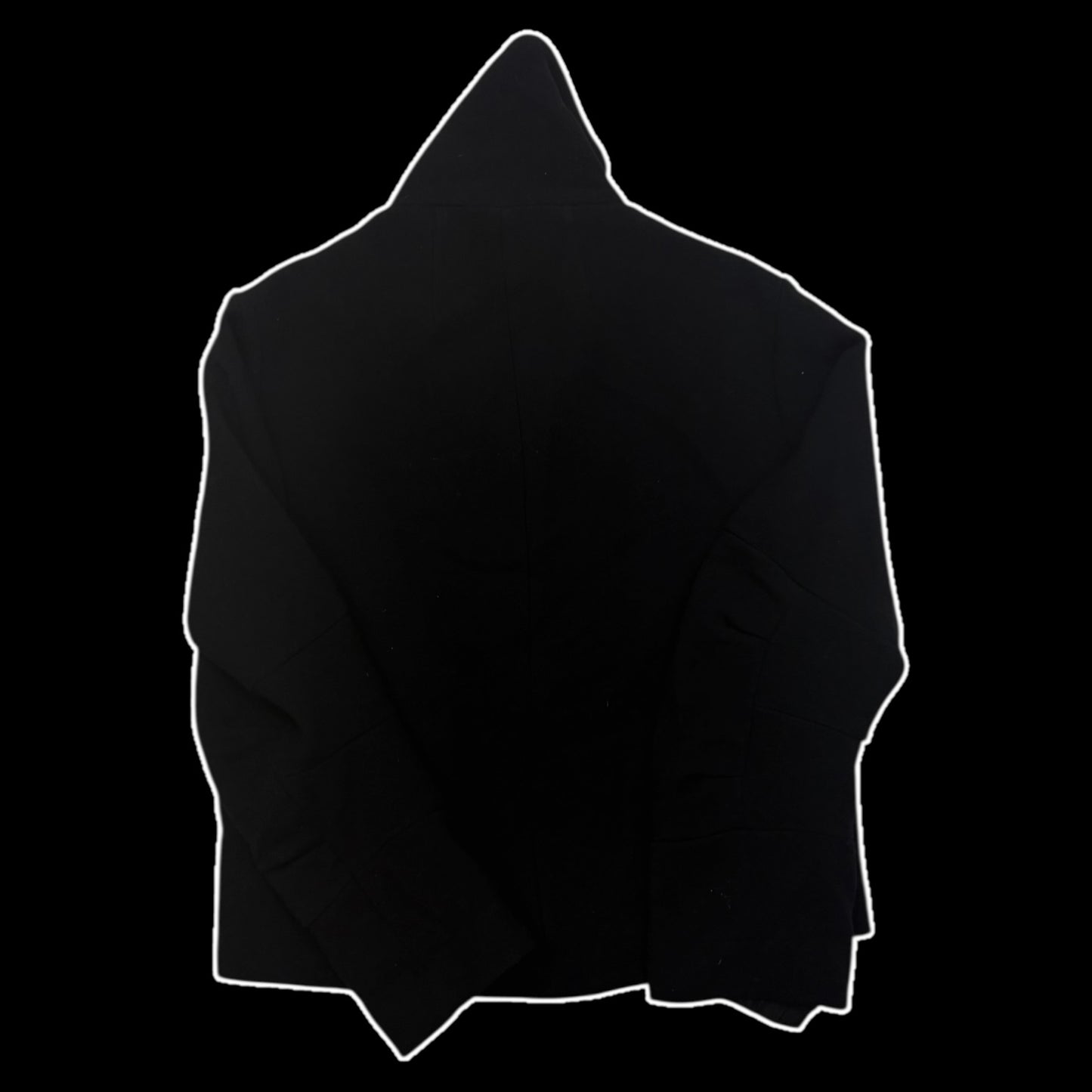 Song For The Mute Bow-Sleeve Wool Jacket Black (Fits M-L)