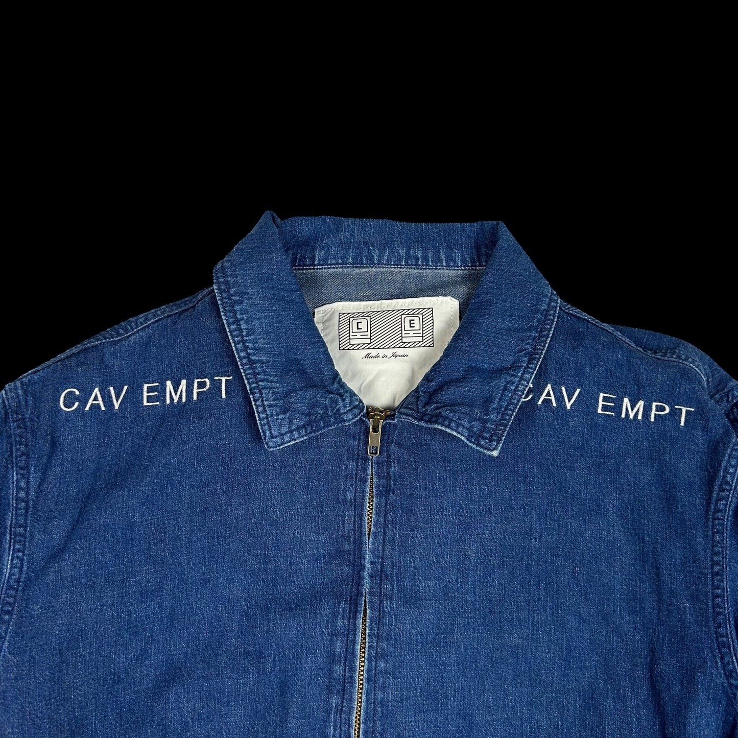 Cav Empt Denim Zip Up Jacket (Size M)