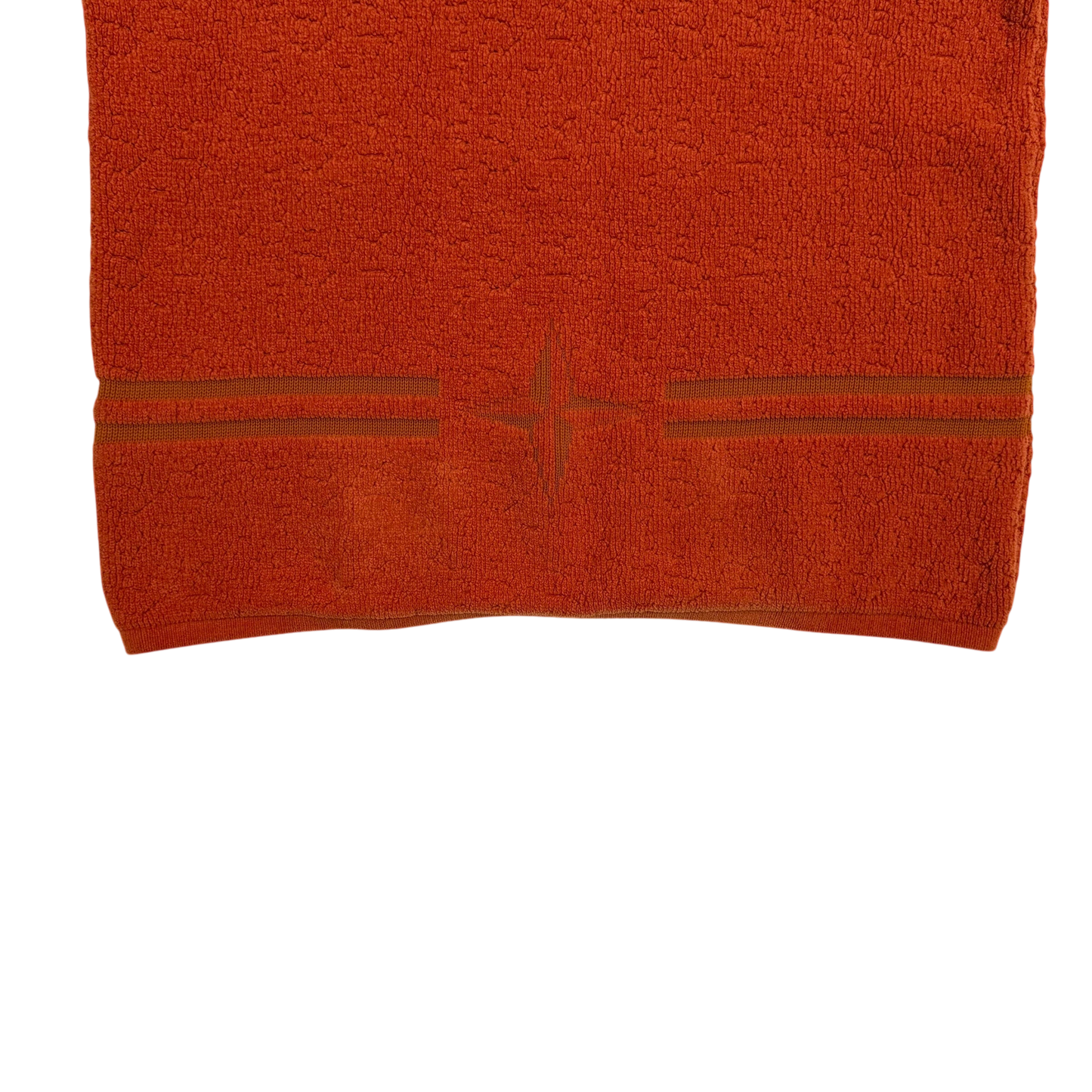 Stone Island AW19 Textured Sweatshirt Orange (Size XL)