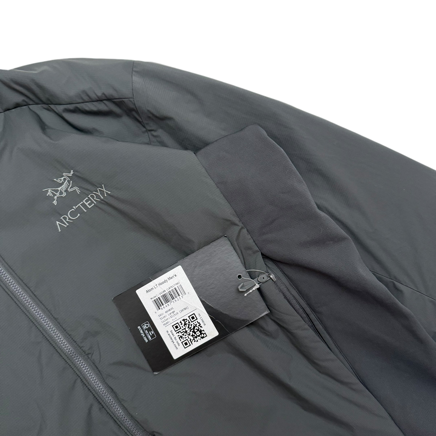 Arcteryx Atom LT Hooded Jacket Grey (Size L)