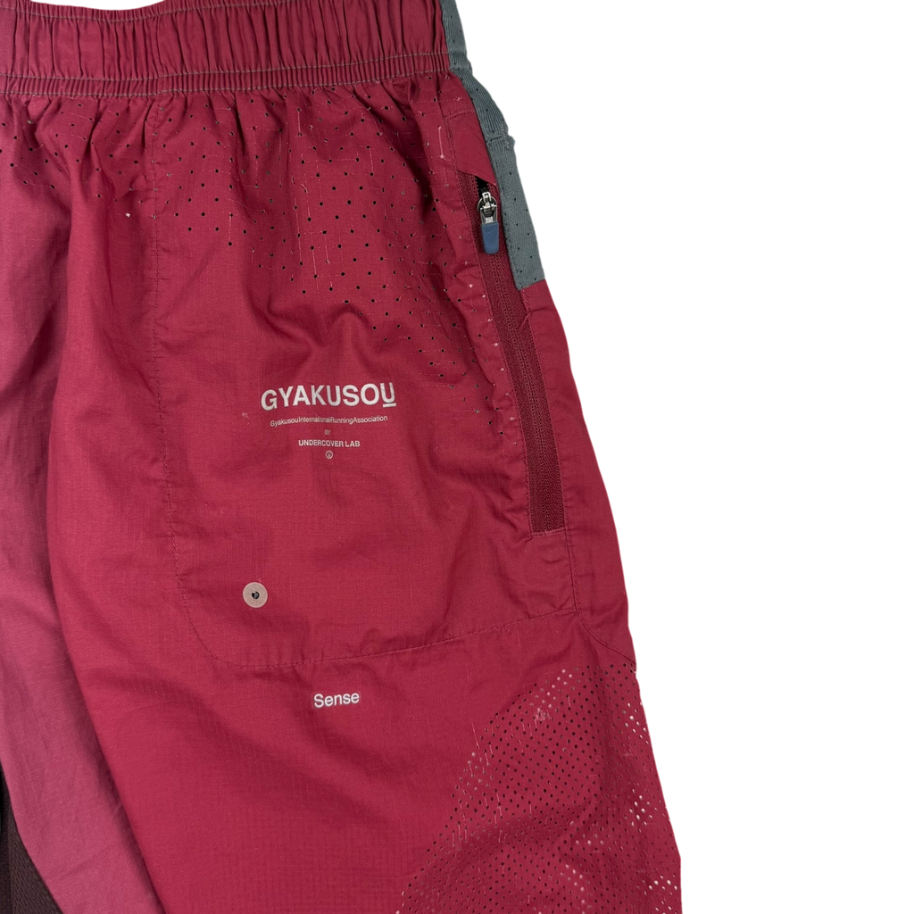 Nike x Undercover Gyakusou SS13 Running Shorts Red/Grey (Fits M)