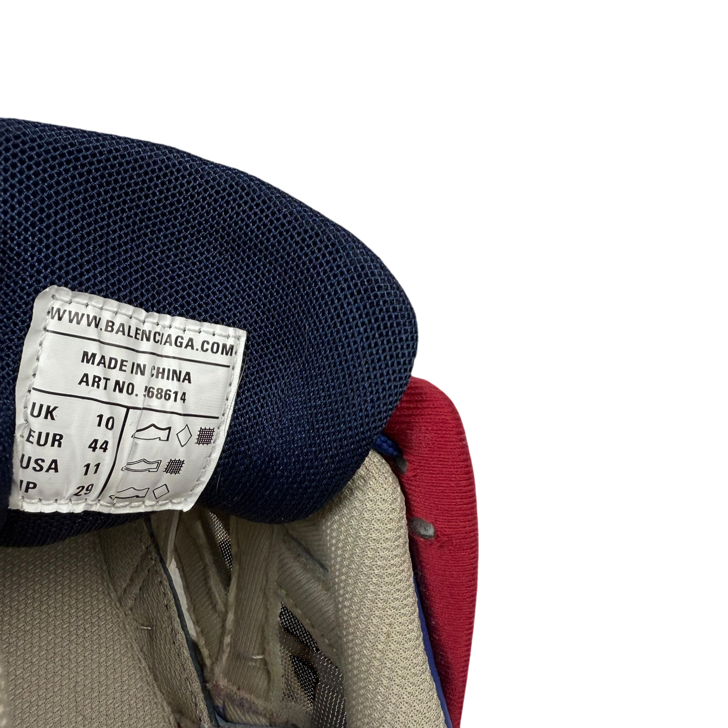 Balenciaga 2021 Track.2 ‘Beige Blue Red’ (US11/UK10/EU44)