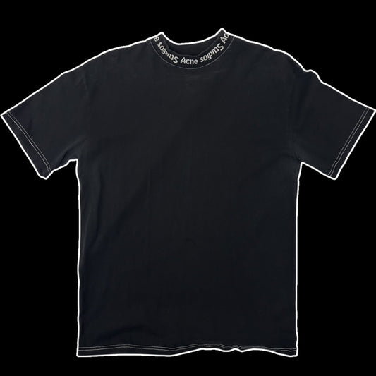 Acne Studios Jacquard Logo T-Shirt Black (Fits S-M)