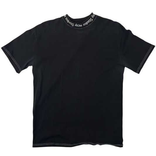 Acne Studios Jacquard Logo T-Shirt Black (Fits S-M)