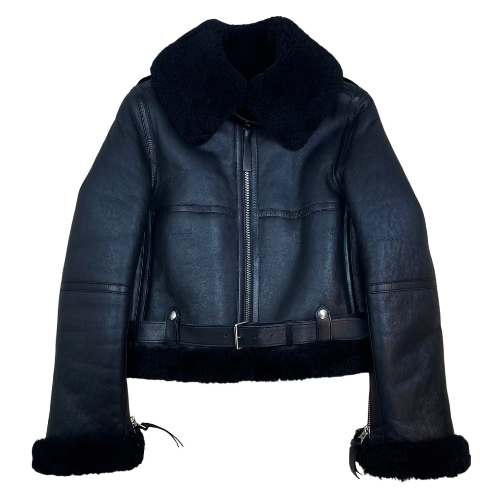 Acne Studios Shearling Fur Jacket Black (Size 36)