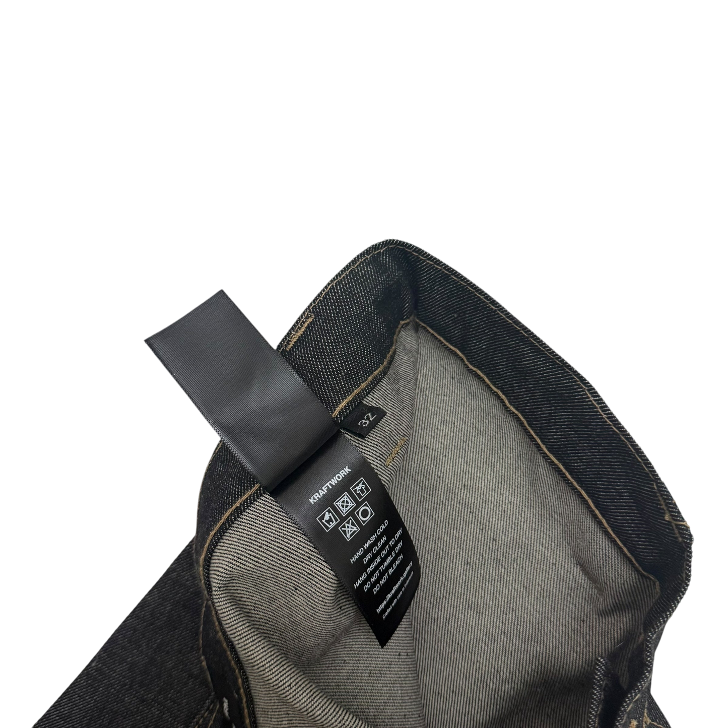 Kraftwork SS 2025 Uniform Pleated Denim Jeans (Fits 34”)