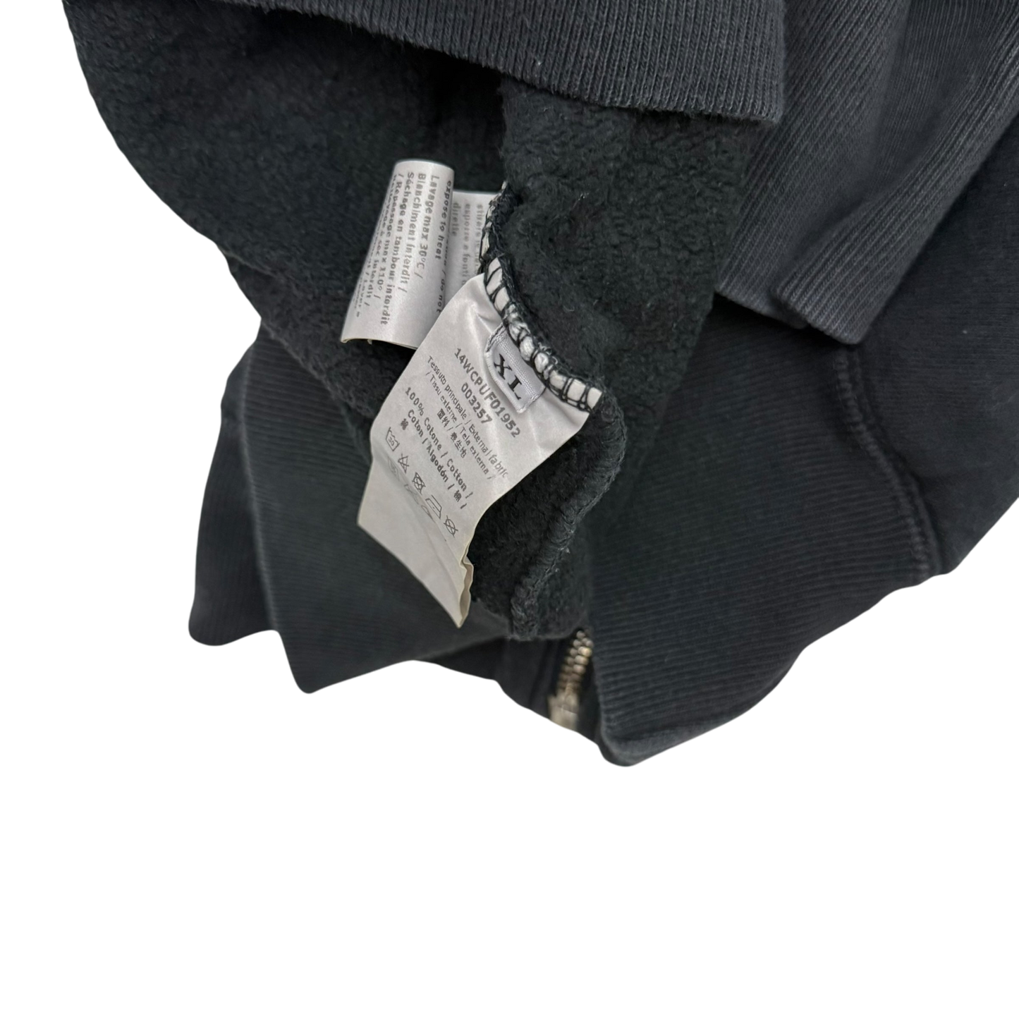 C.P. Company AW14 Cotton Lens Viewer Zip-Up Sweatshirt Navy (Fits L)