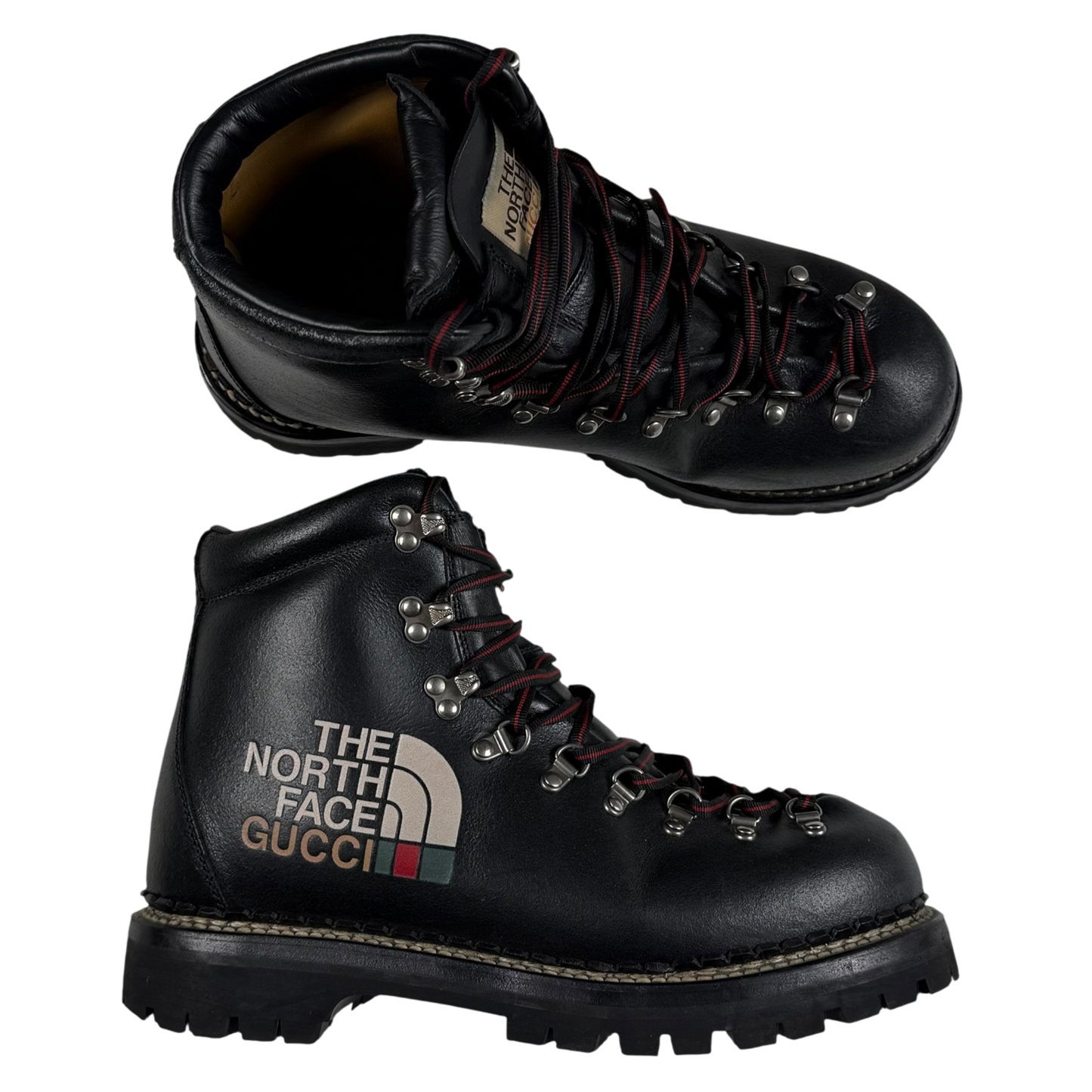 Gucci x The North Face Leather Hiking Boots Black(fits US10.5-11)