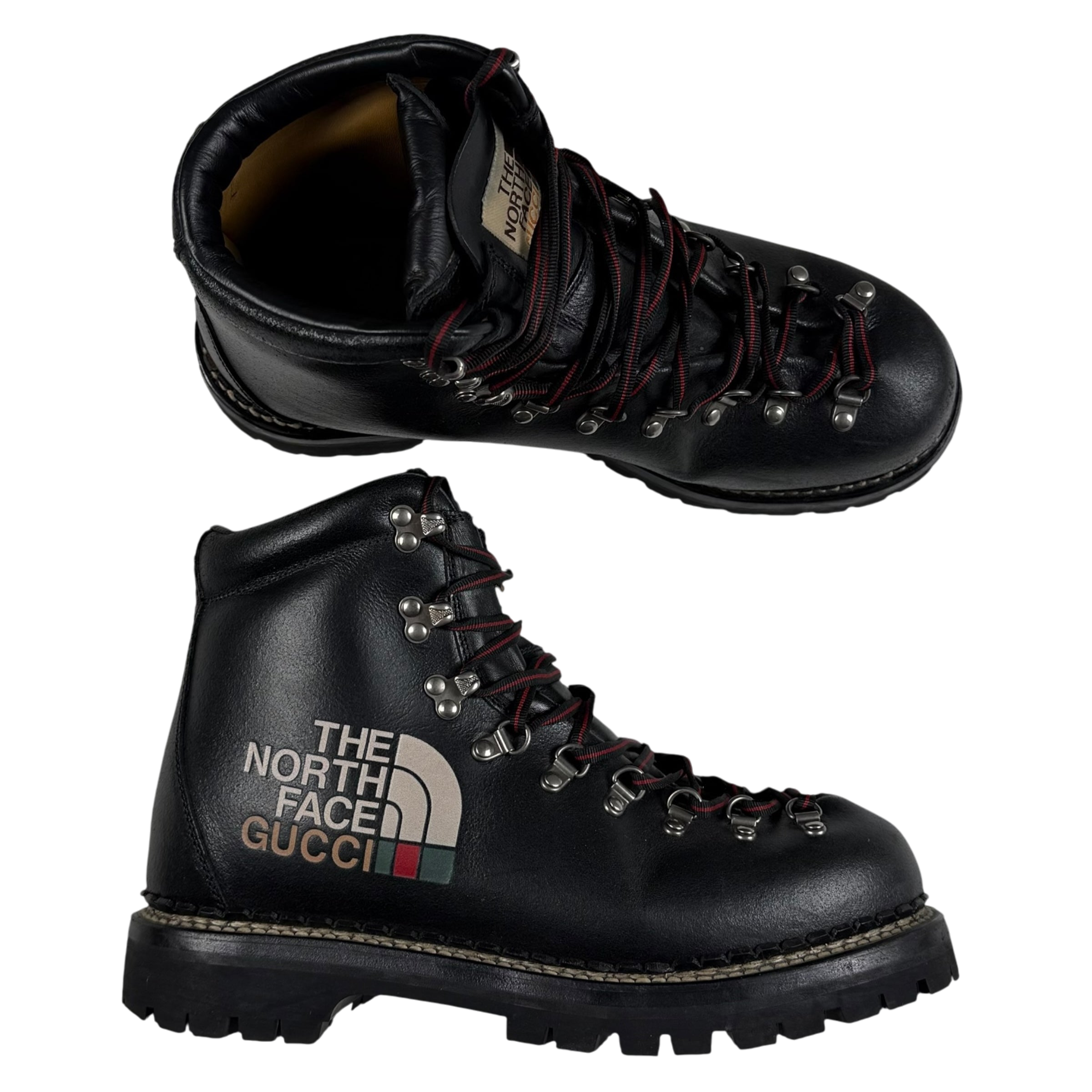 Gucci x The North Face Leather Hiking Boots Black(fits US10.5-11)