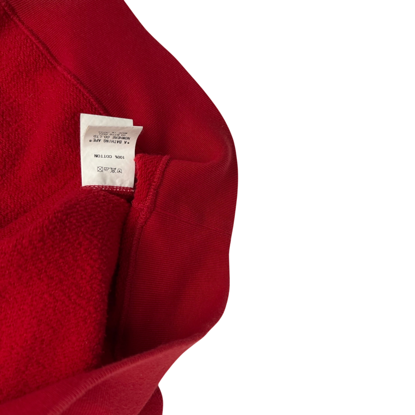 BAPE (A Bathing Ape) 2006 Aoyama Limited Shark Zip-Up Hoodie Red (Size L)