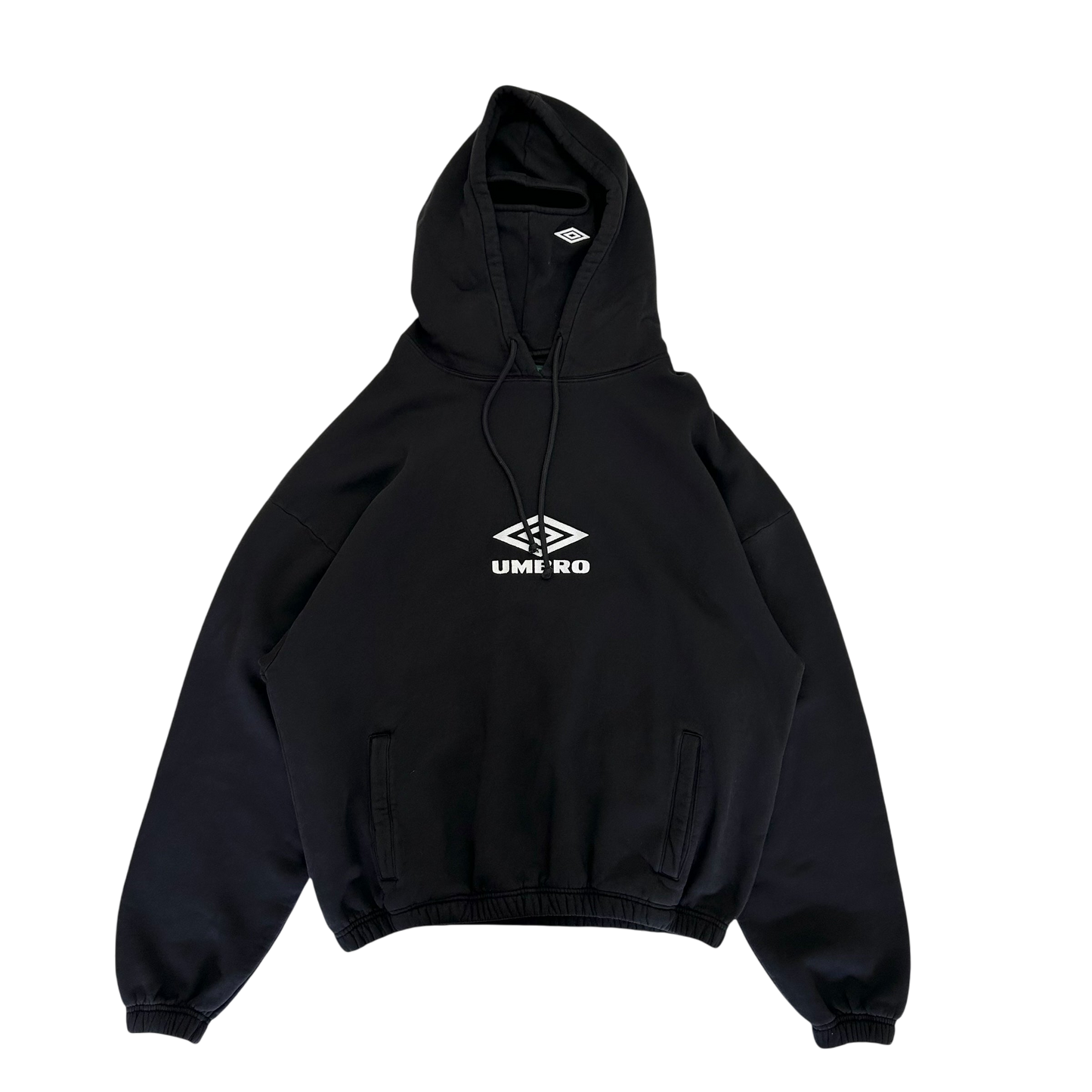 Umbro Slam Jam Classic Logo Masked Hoodie Black (Fits L-XL)