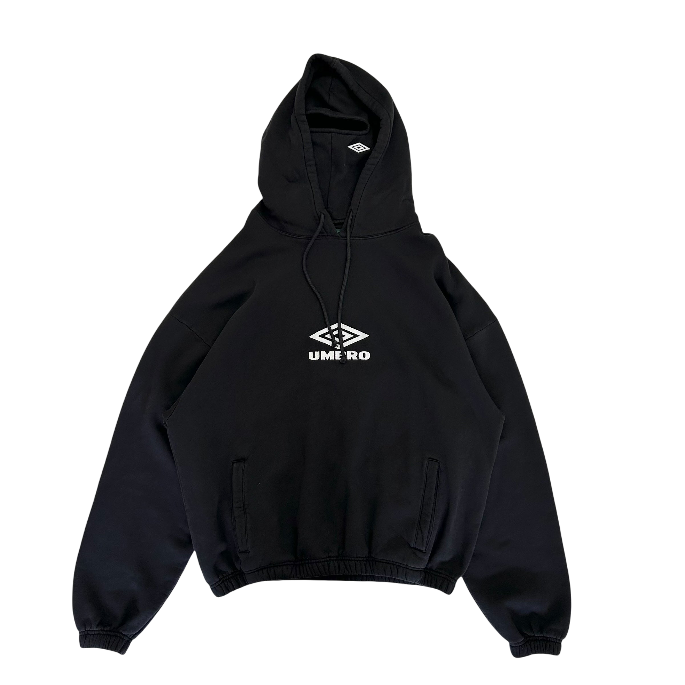 Umbro Slam Jam Classic Logo Masked Hoodie Black (Fits L-XL)