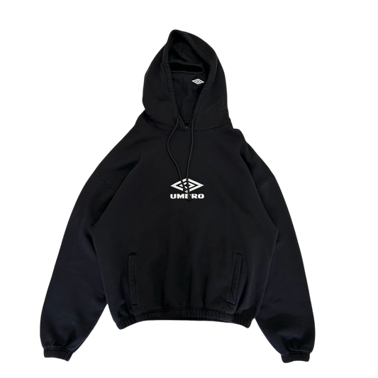 Umbro Slam Jam Classic Logo Masked Hoodie Black (Fits L-XL)
