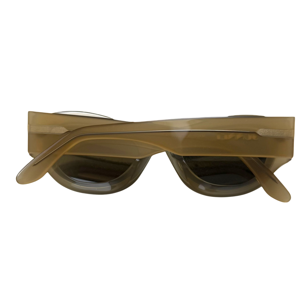 Sunnei Prototipo 5 Sunglasses Camel Yellow