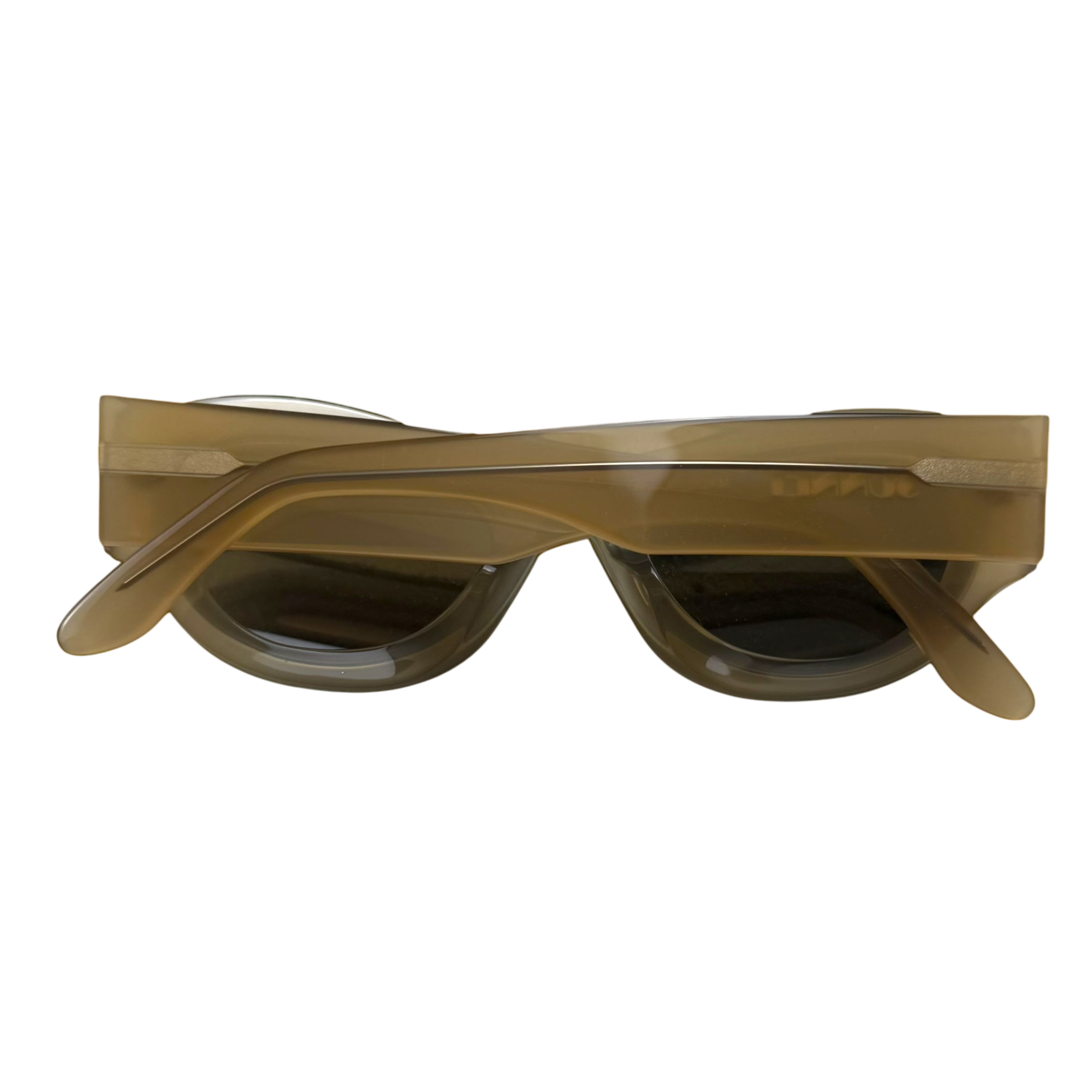 Sunnei Prototipo 5 Sunglasses Camel Yellow