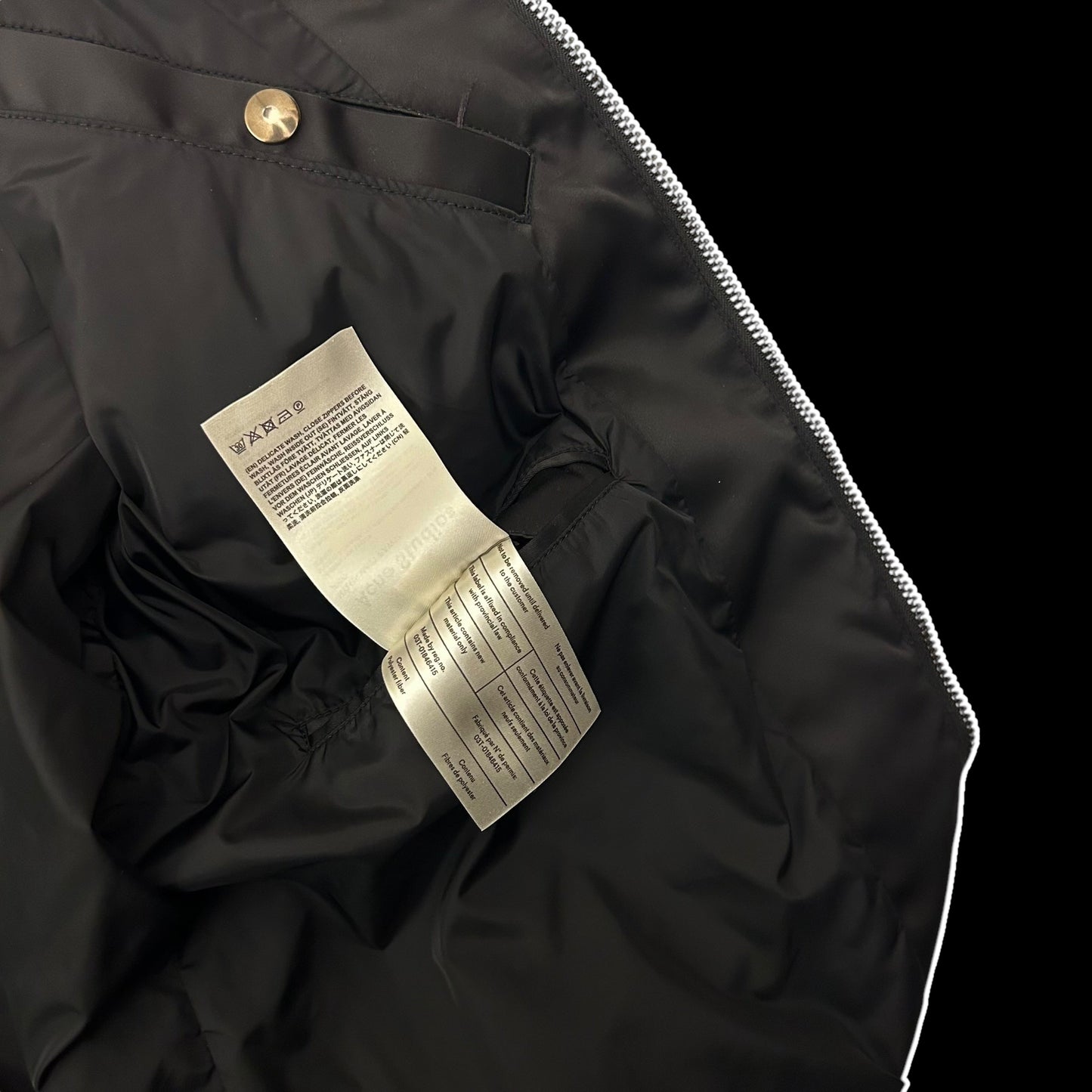 Acne Studios Nylon Matt Bomber Jacket Black (Fits M)