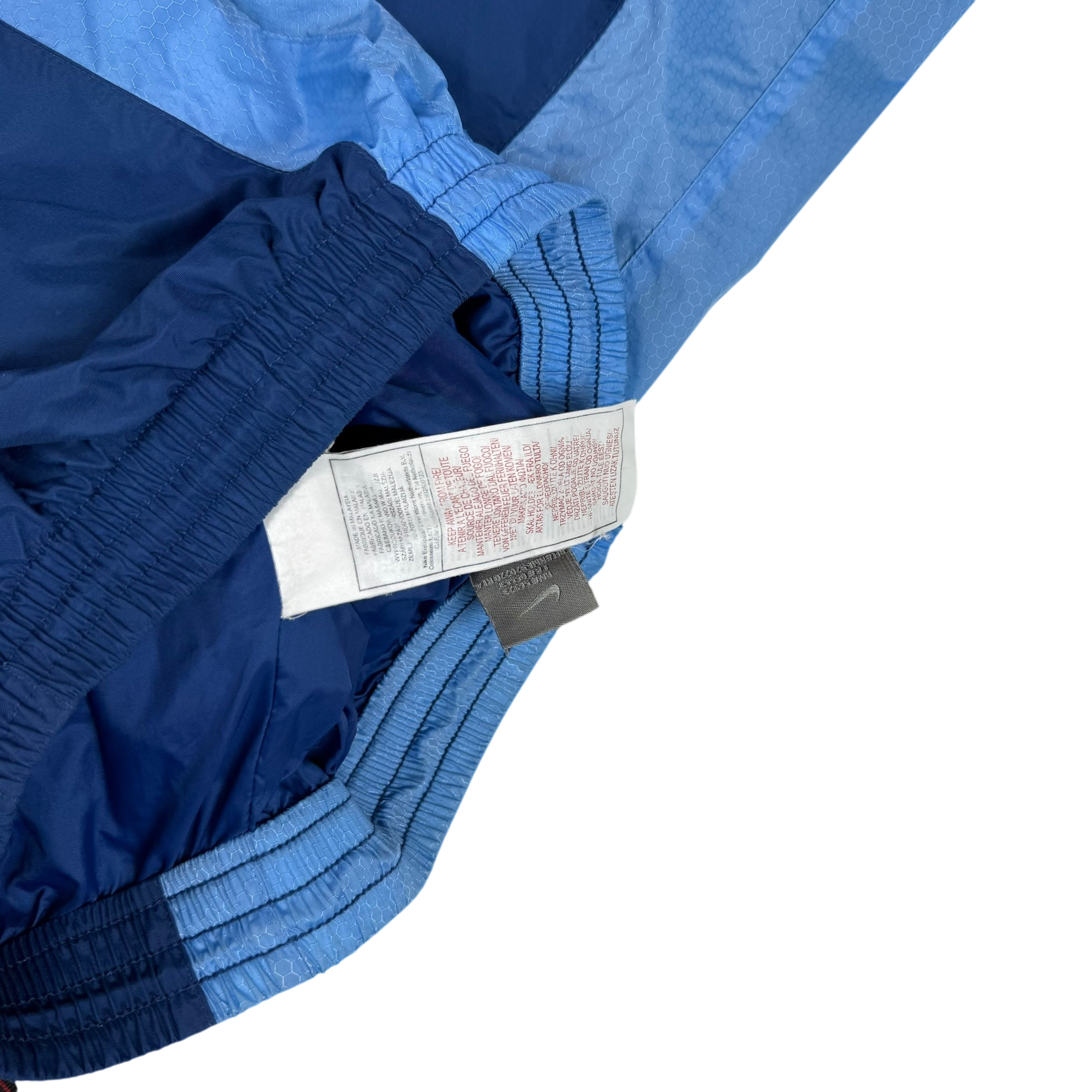 Nike 00s Hex Logo Track Pants Blue (part of set) (Fits S-M)