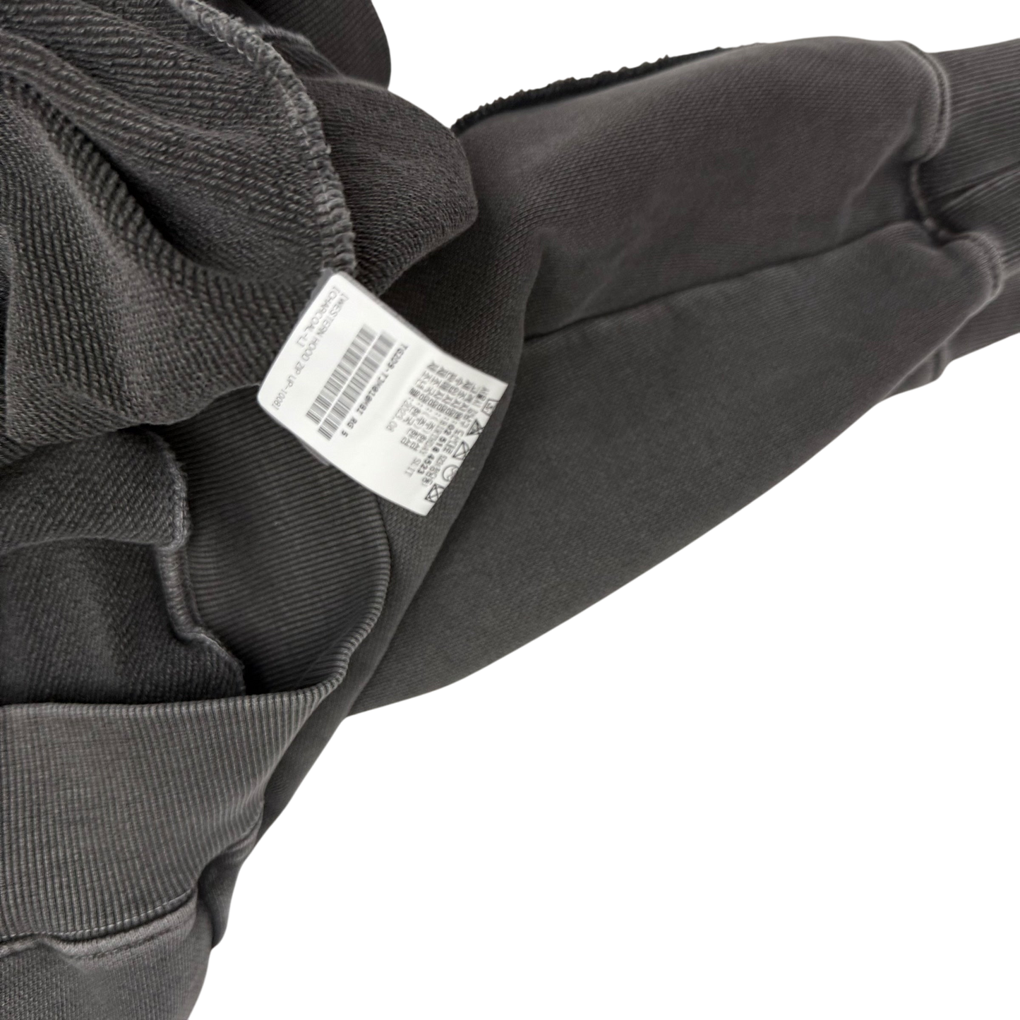 T By Birthdaysuit Heavyweight Zip-Up Hoodie Charcoal (Fits L-XL)