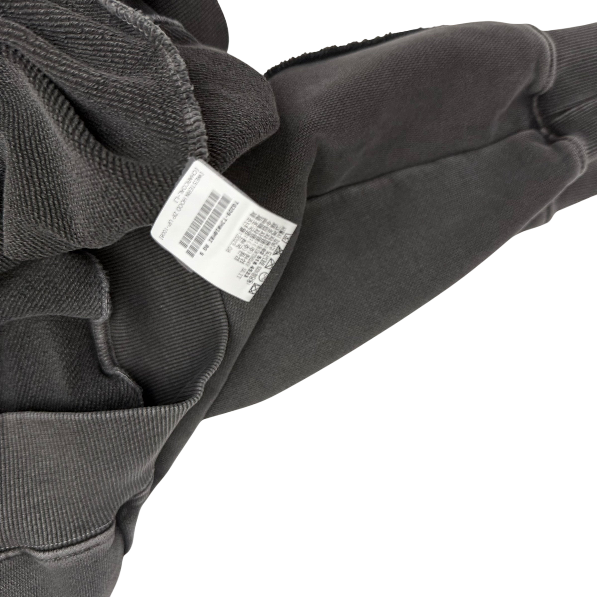 T By Birthdaysuit Heavyweight Zip-Up Hoodie Charcoal (Fits L-XL)