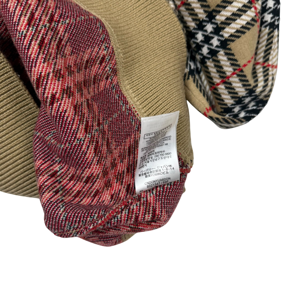 Burberry FW19 Nova Check Fletcher Sweatshirt Beige (Size L)