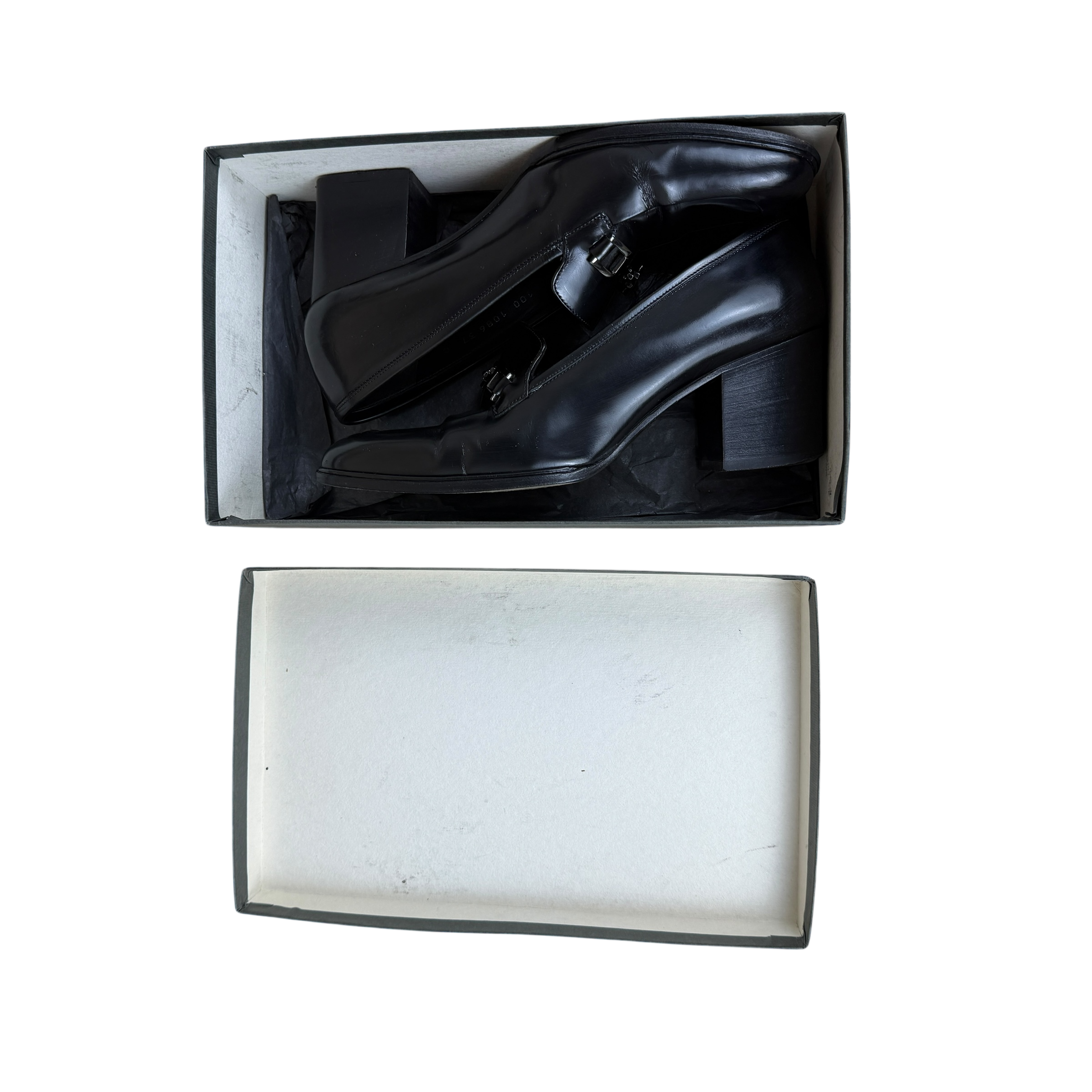 Gucci 90s Heeled Loafers Black (Size EU37)