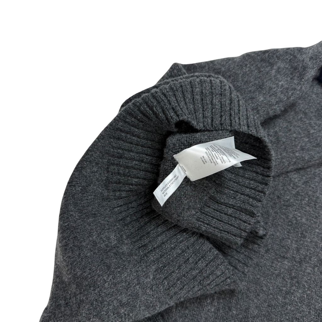 Polo Ralph Lauren ‘Geaky Bear’ Intarsia Knit Wool Sweatshirt Grey (fits M-L)