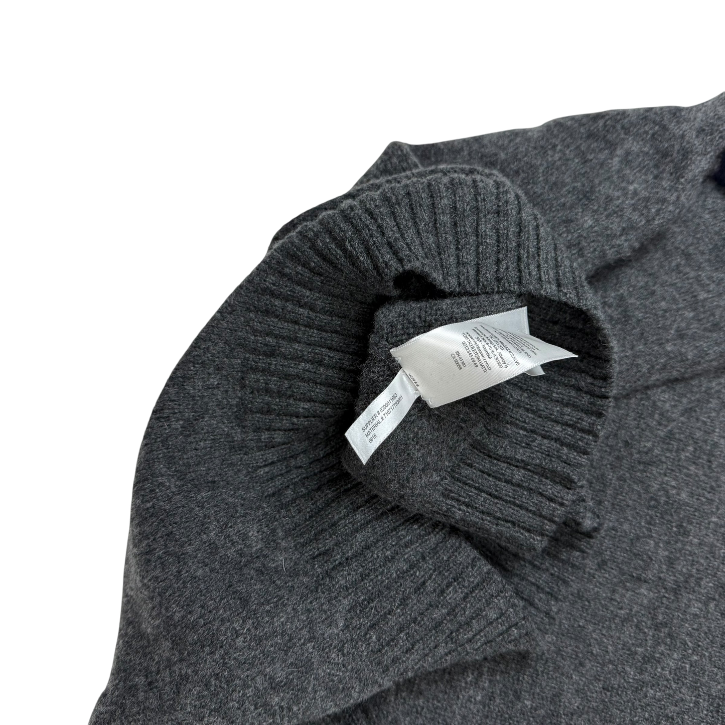 Polo Ralph Lauren ‘Geaky Bear’ Intarsia Knit Wool Sweatshirt Grey (fits M-L)