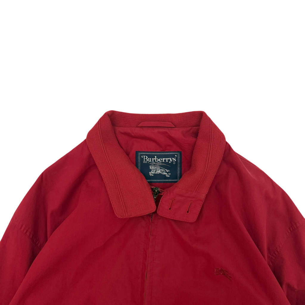 Burberry 90s Harrington Jacket Red (Fits L)