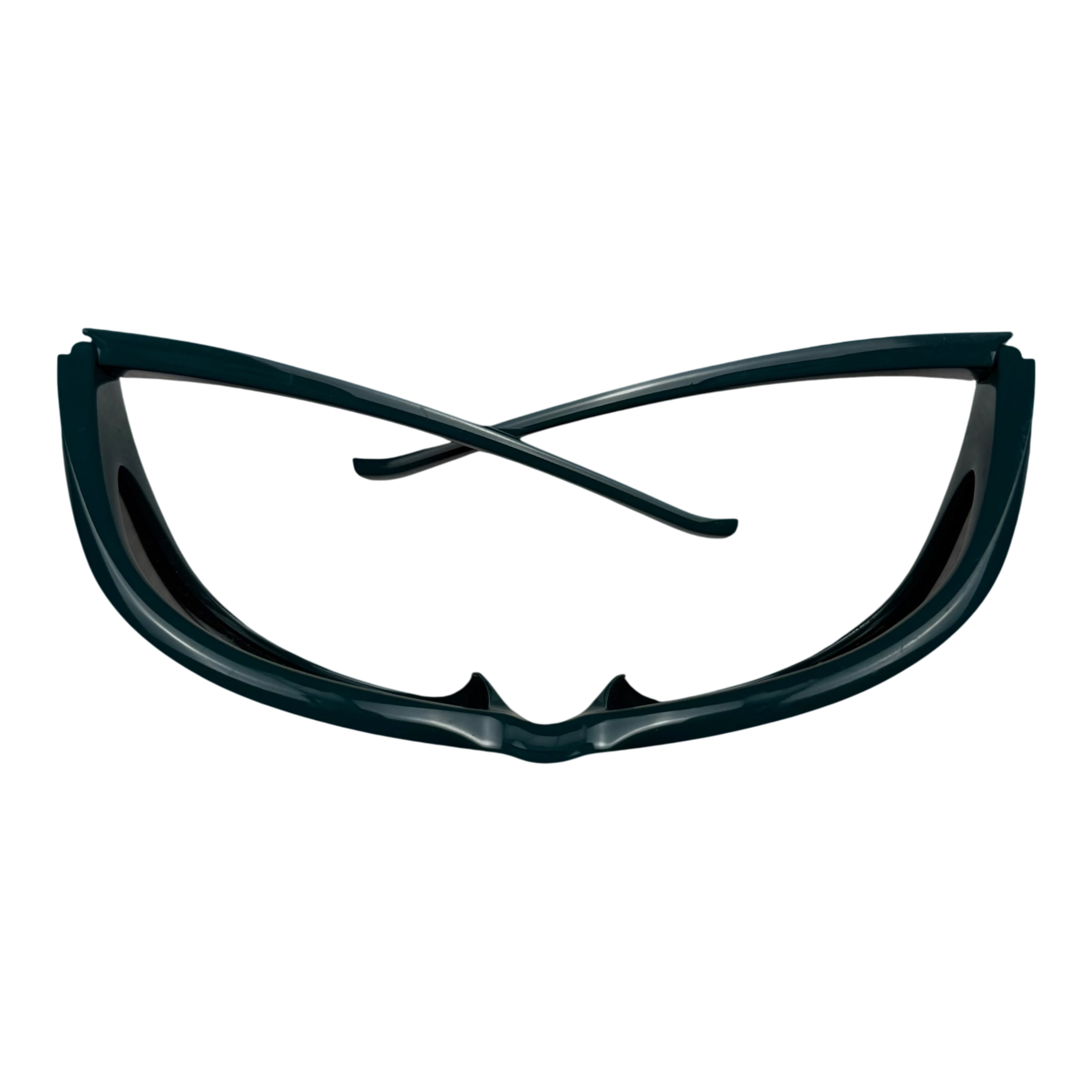 Balenciaga Extreme Oval Sunglasses Green