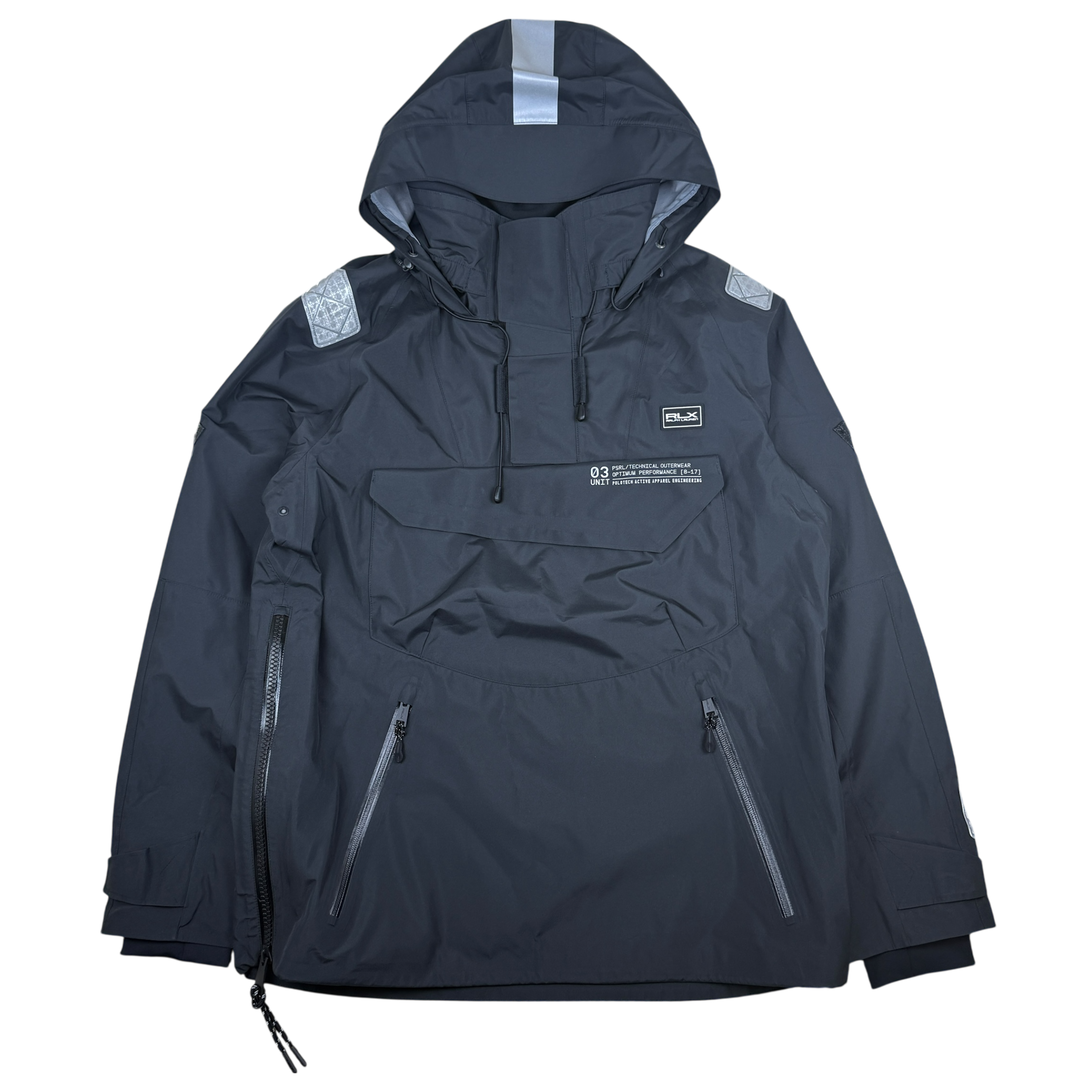 RLX Ralph Lauren Patterson Pullover Technical Jacket Black (Size L)