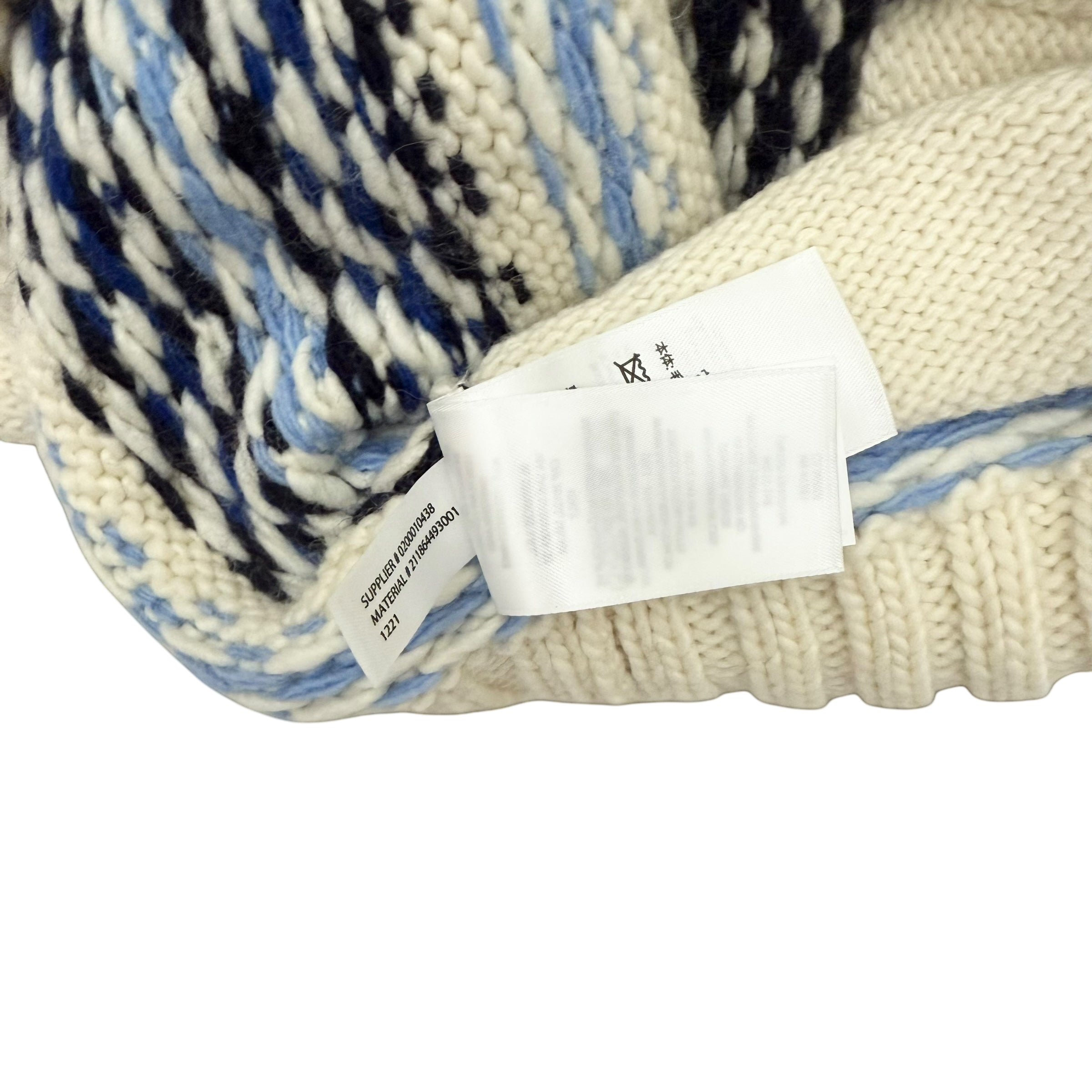 Polo Ralph Lauren Graphic Wool-Blend Full-Zip Cardigan Cream (Size M)