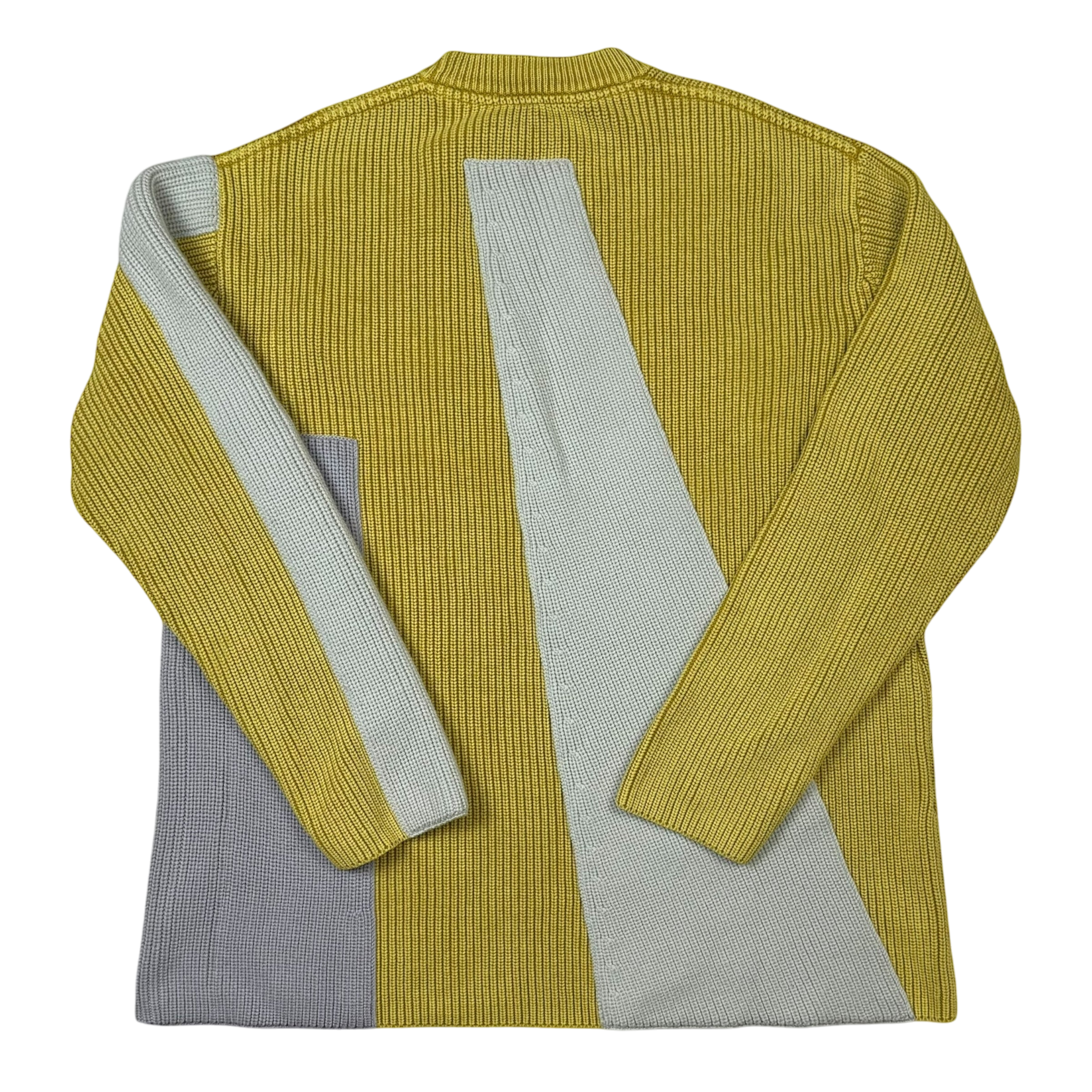 A-Cold-Wall* FW21 Runway Frame Knit Sweatshirt Sulphur Yellow (Size S)