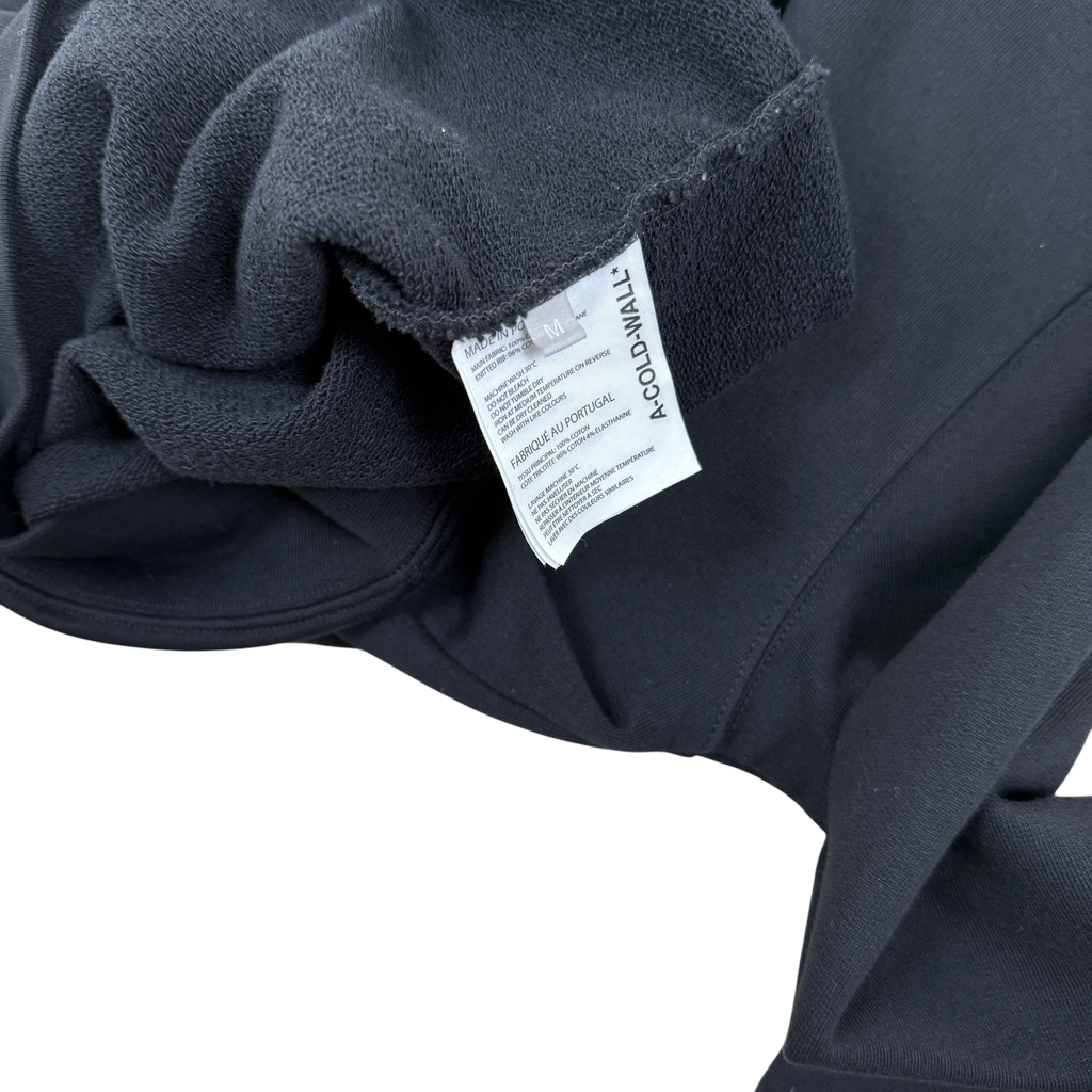 A-COLD-WALL* (ACW) Essential Logo Printed Hoodie Black (Fits M-L)